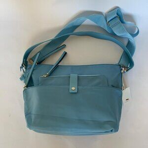 Radley light blue leather crossbody
